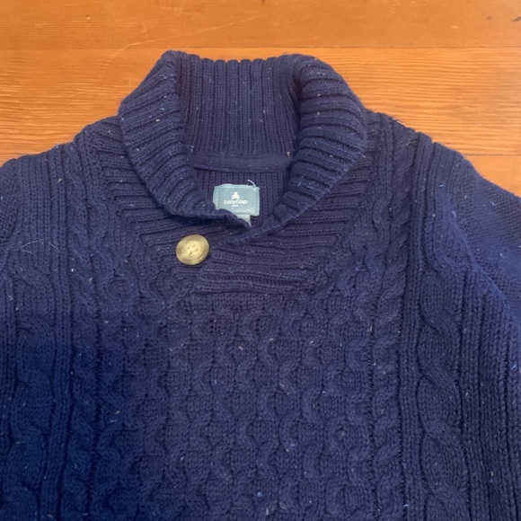 GAP boys toddler pullover sweater 18-24m cable - Picture 3 of 5